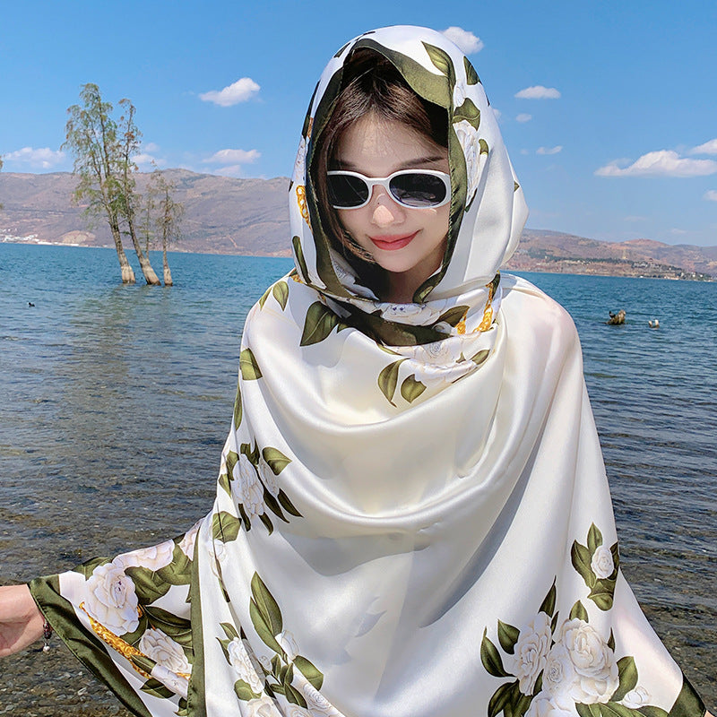 Silk Hijab For Vacation