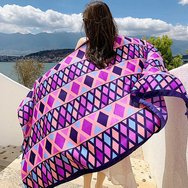 Seaside Holiday Hijab For Summer