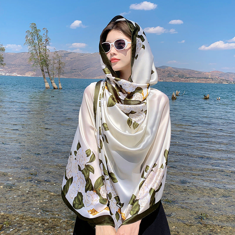 Silk Hijab For Vacation